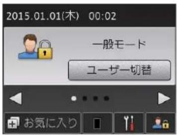 2015.01.01(木) 00:02 一般モード ユーザー切替 お気に入り
