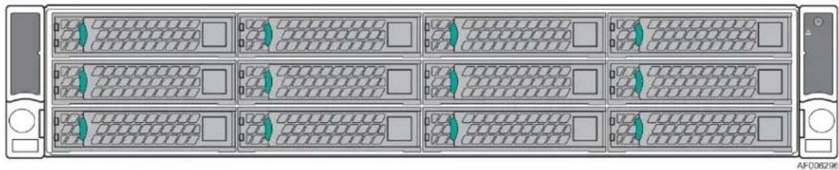 INTEL Storage System JBOD2312S3SP - Hot Swap Hard Drive Bay - 1