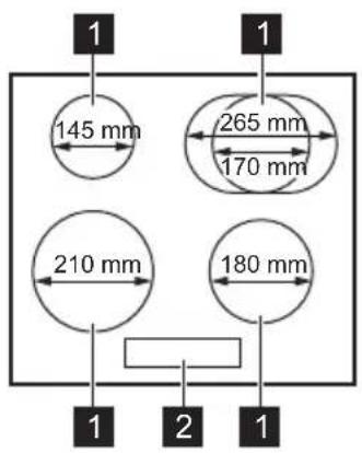1 145 mm 265 mm 170 mm 210 mm 180 mm 1 2 1