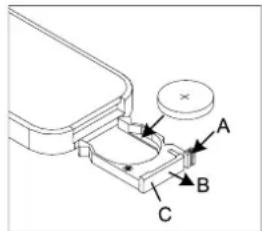 DUAL DAB 410 - Wie Sie die Fernbedienungsbatterien einlegen - 2