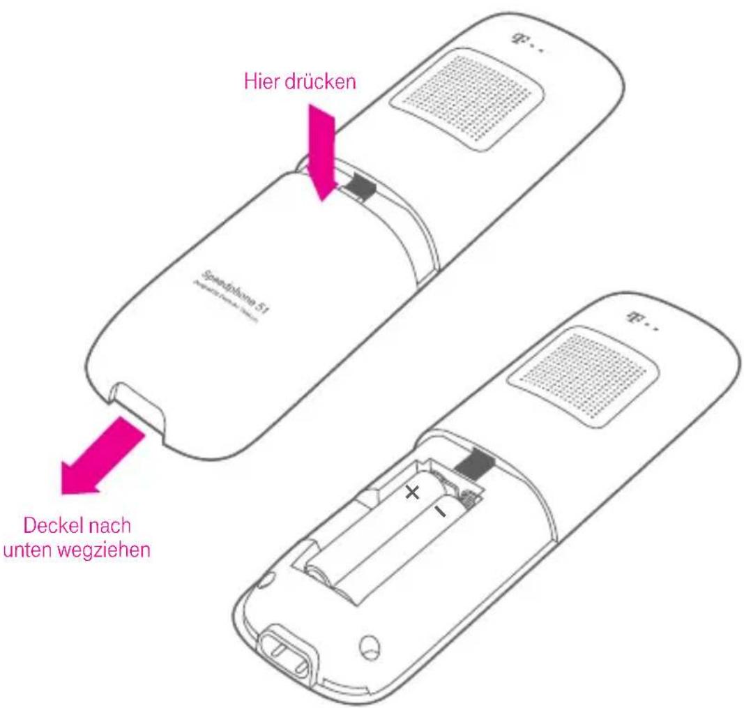 T-Mobile Speedphone 51 - Akkus austauschen - 1