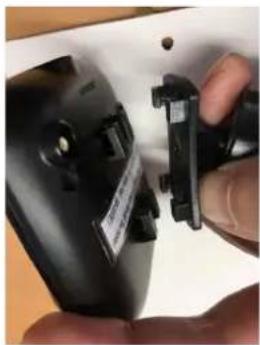 DUAL DAB CA 10 - Montage des Gerätes an der Adapterplatte - 1