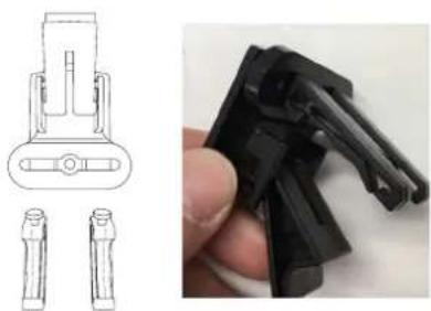 DUAL DAB CA 10 - Wie Sie das Gerät vorbereiten Montage der Halter - 1