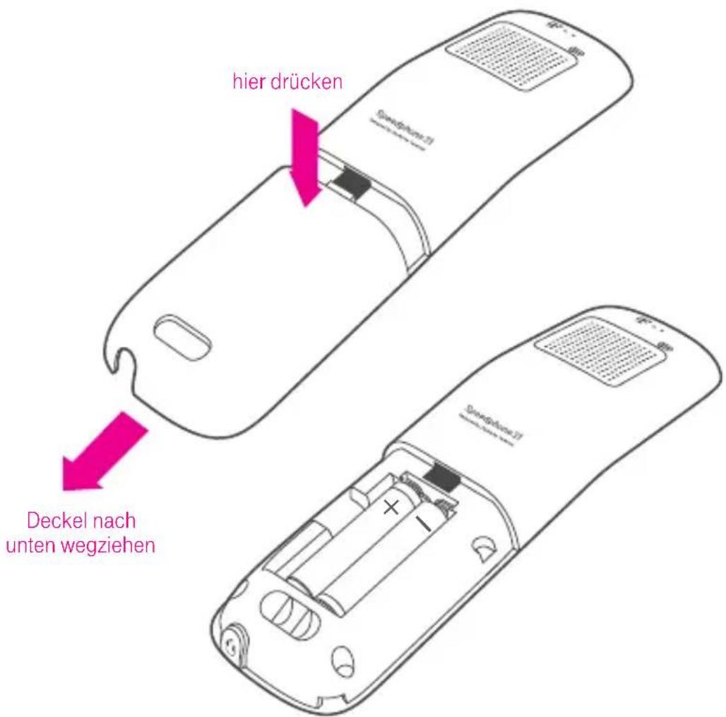 T-Mobile Speedphone 31 - Akkus austauschen - 1