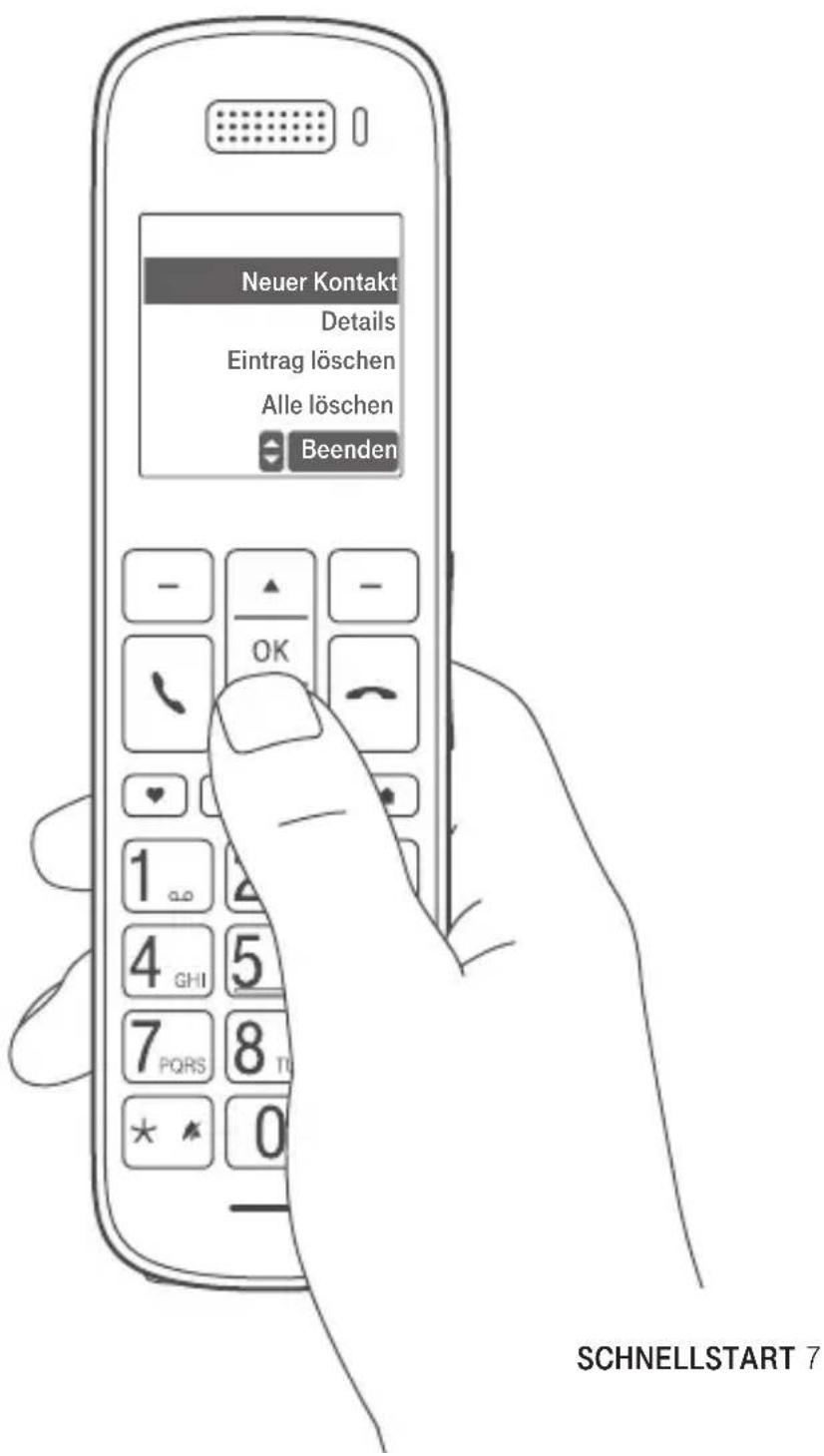 T-Mobile Speedphone 31 - So speichern Sie die Telefonnummer - 1