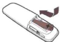DUAL ML22 - Wie Sie die Fernbedienungsbatterie einlegen - 1