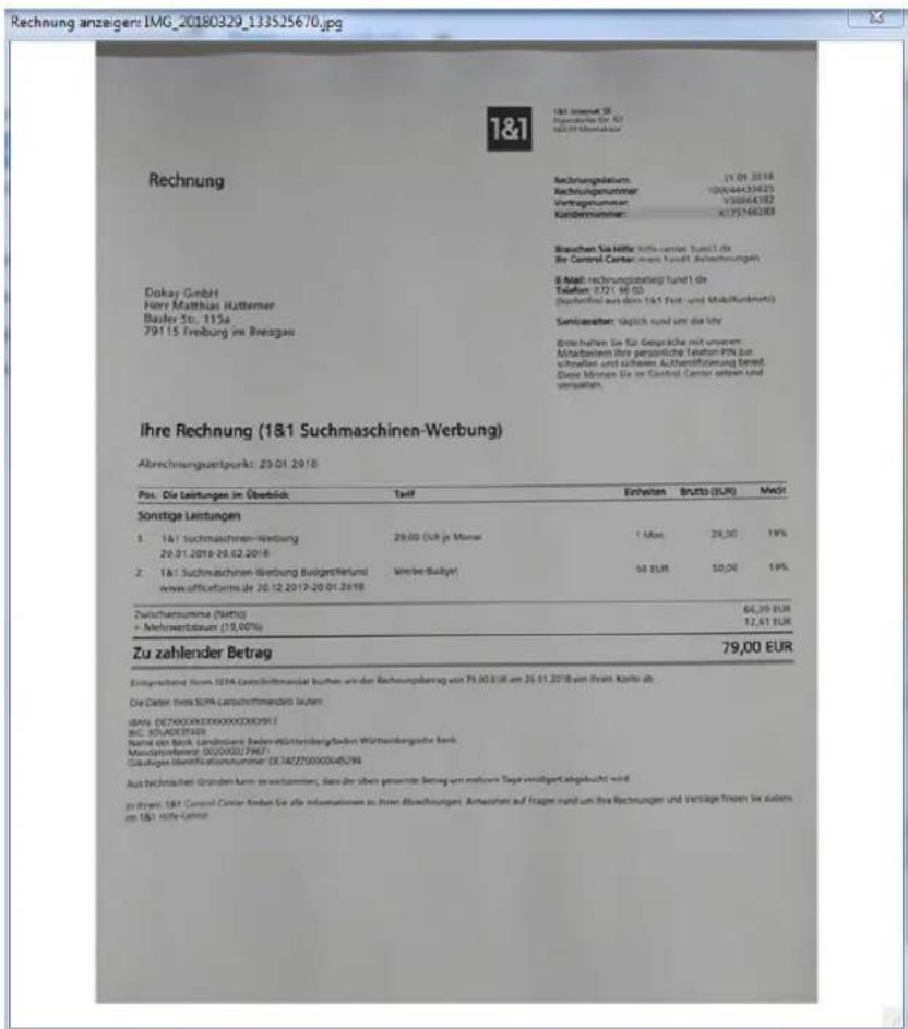 Lexware FinanzManager 2019 - Daten aus Grafik auslesen - 2