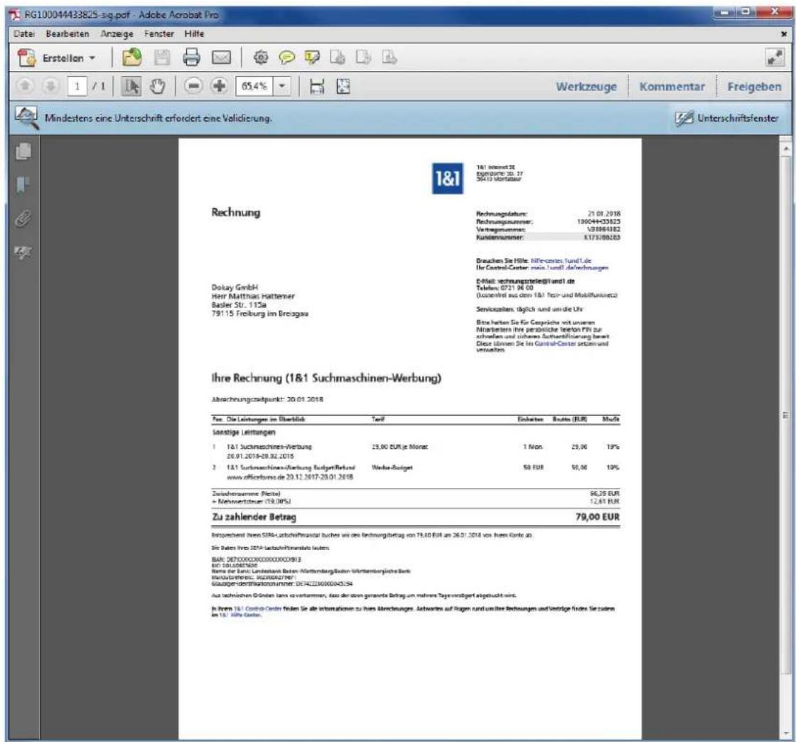 Lexware FinanzManager 2019 - Daten aus PDF auslesen - 10