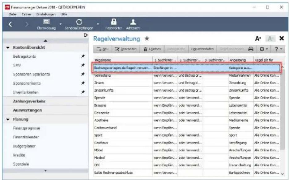 Lexware FinanzManager 2019 - Regeln - 4