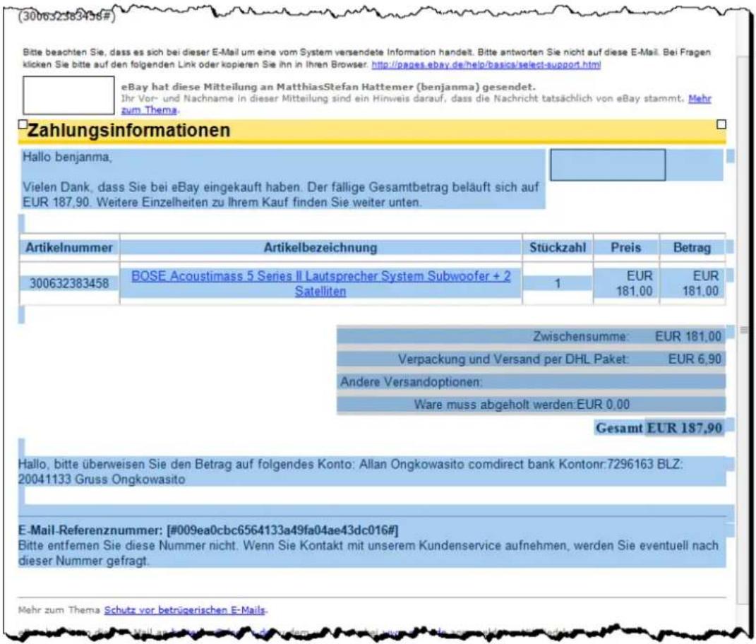 Lexware FinanzManager 2019 - Daten aus einer E-Mail-Rechnung übertragen - 1