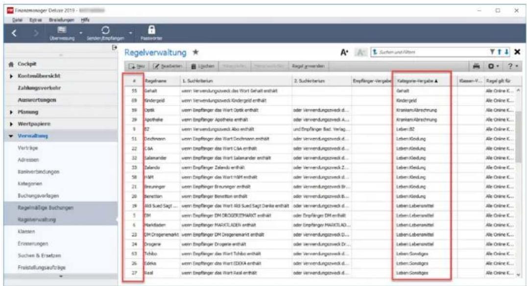 Lexware FinanzManager Deluxe 2019 - Regeln - 1