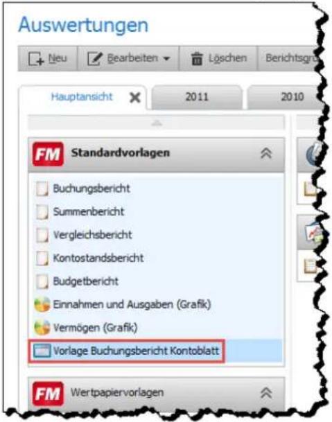 Lexware FinanzManager Deluxe 2019 - Eigene kontextbezogene Berichtsvorlage - 2