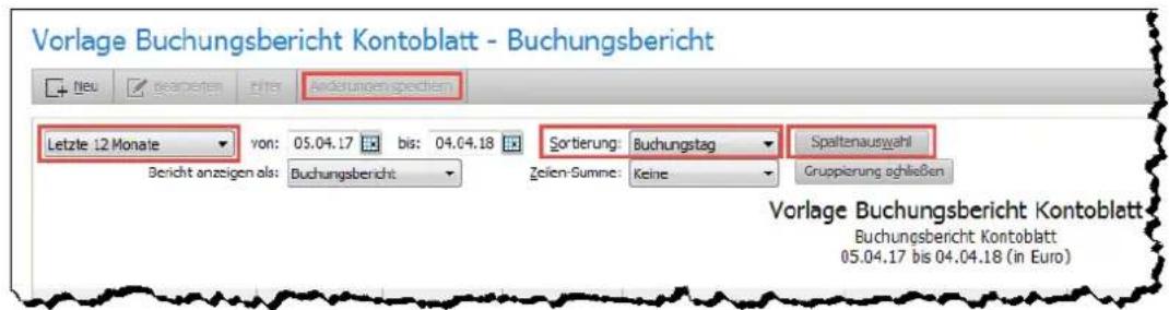 Lexware FinanzManager Deluxe 2019 - Eigene kontextbezogene Berichtsvorlage - 4
