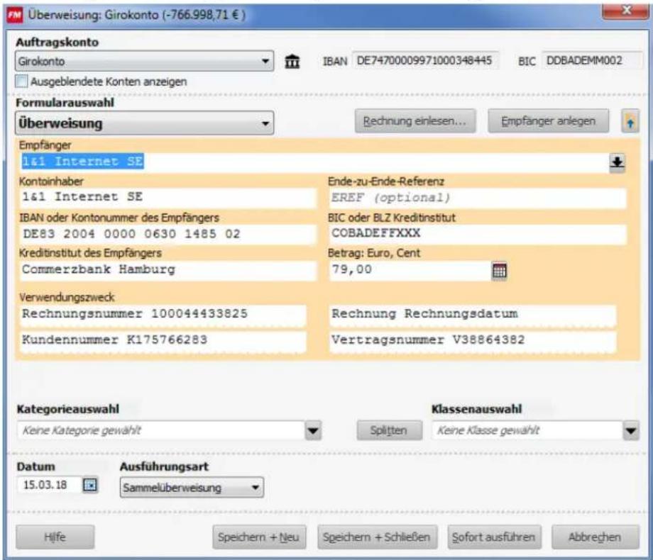 Lexware FinanzManager Deluxe 2019 - Daten aus PDF auslesen - 8