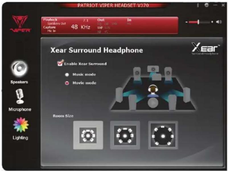 Patriot Memory Viper V370 - Xear™ Surround Headphone - 1