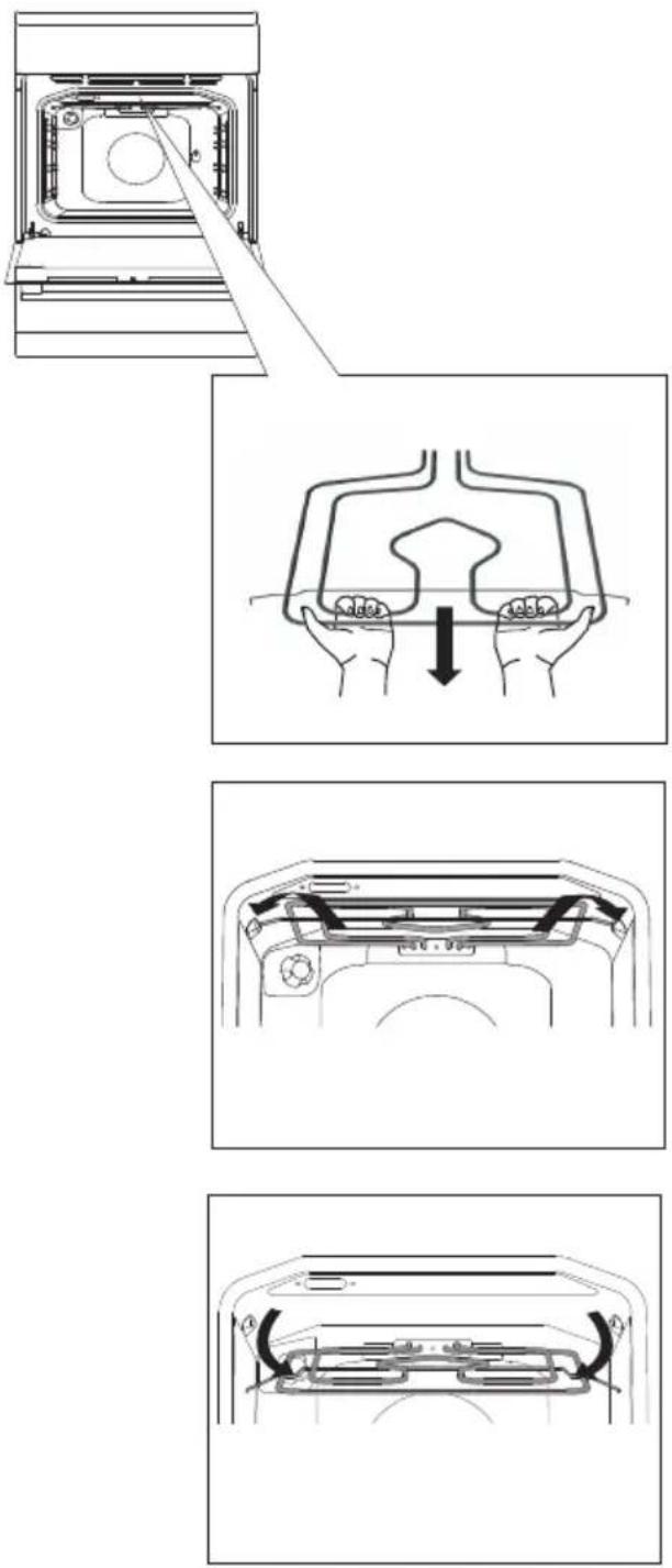 GORENJE K6351WF - REINIGUNG DER GARRAUMDECKE - 1