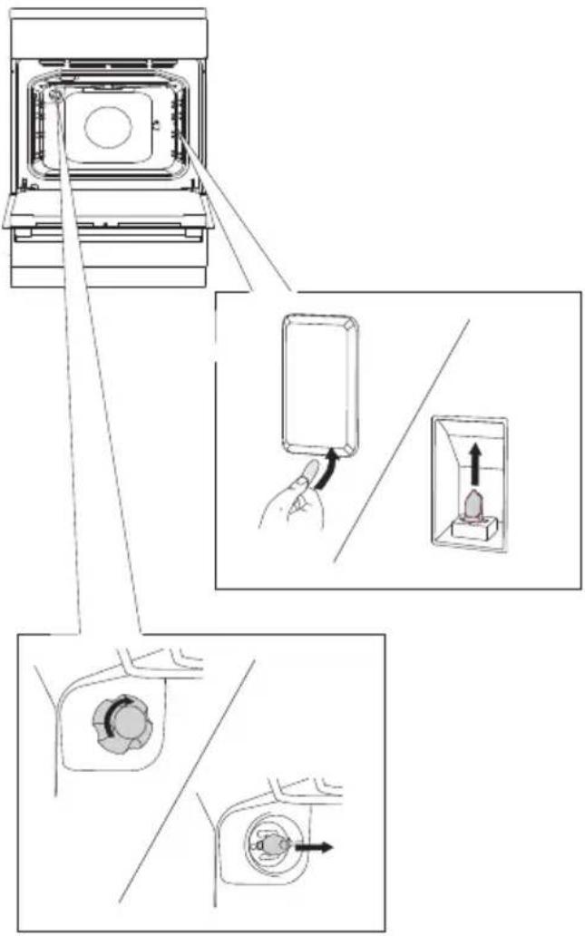 GORENJE K6351WF - AUSTAUSCH DES LEUCHTMITTELS IM GARRAUM - 1