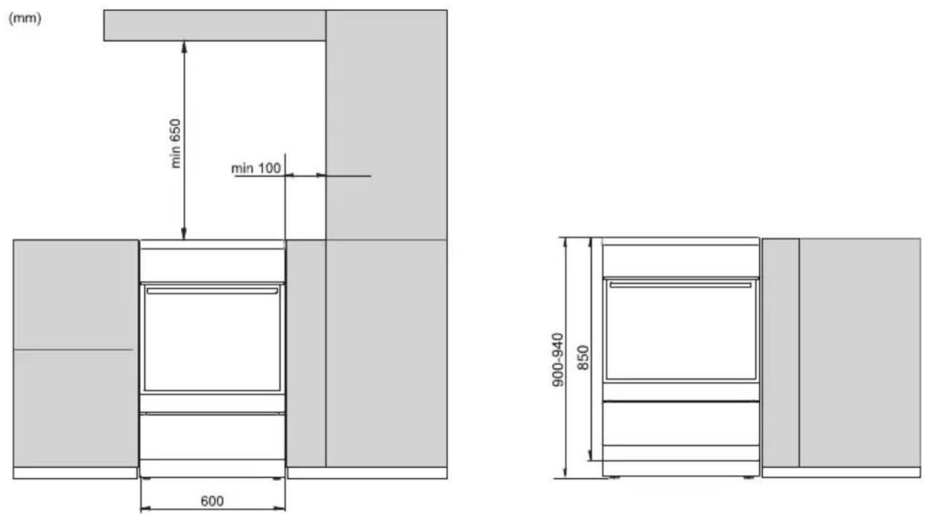 GORENJE K6351WF - AUFSTELLUNGS- UND ANSCHLUSSANWEISUNG - 1