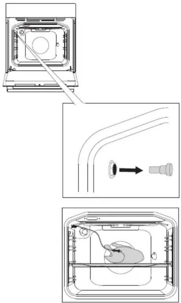 GORENJE BO647A33BG - Braten mit der fleischsonde (abhängig vom Modell) - 1