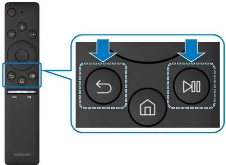 SAMSUNG 49M6399 - Verbinden der Samsung Smart Remote mit dem Fernsehgerät. - 1