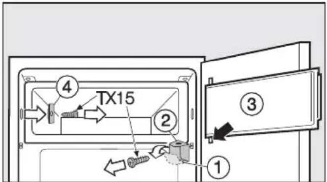 MIELE K 35683 IDF - Gefrierfachtür umsetzen - 1