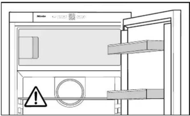 MIELE K 35683 IDF - K 34683 iDF, K 36683 iDF: Der oberste Glasboden ist verkürzt! - 1