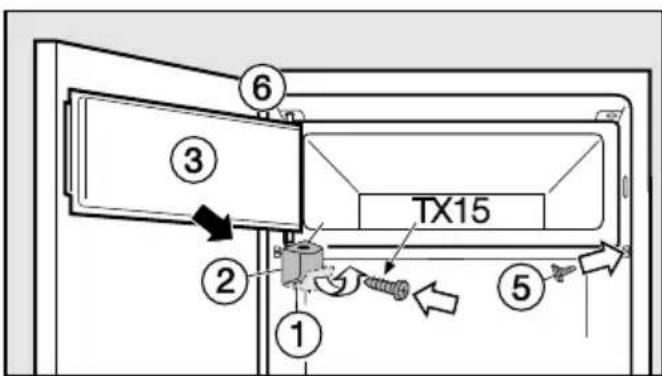 MIELE K 35683 IDF - Gefrierfachtür umsetzen - 3