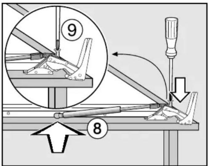 MIELE K 34673 ID - Türschließdämpfer befestigen - 1