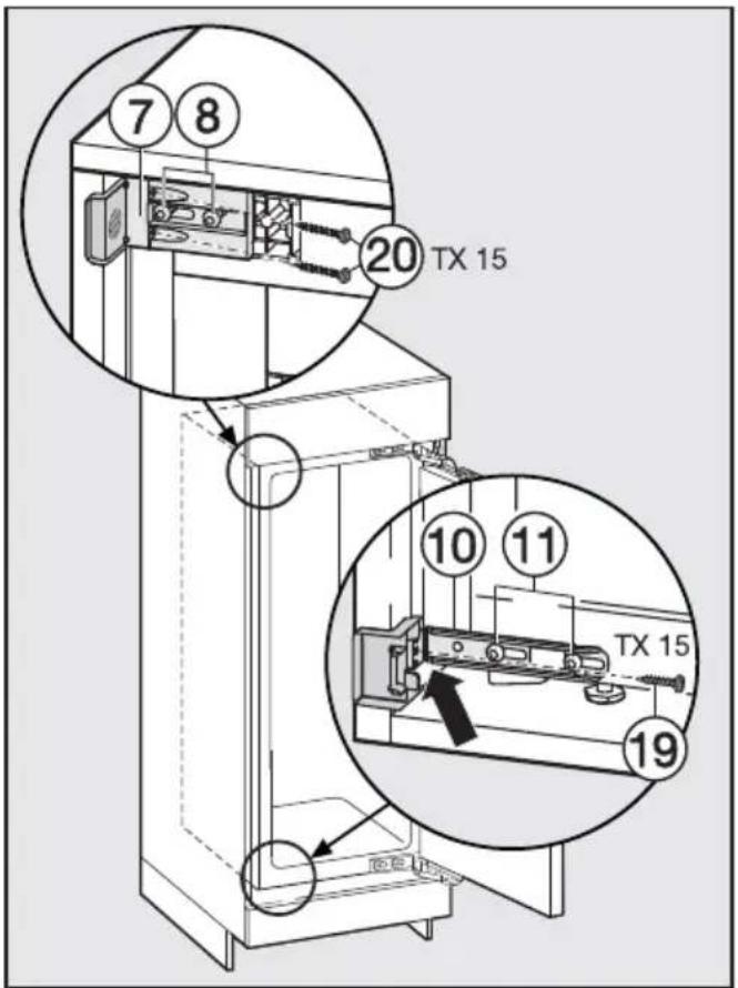 MIELE K 34673 ID - Kältegerät in der Nische befestigen - 2