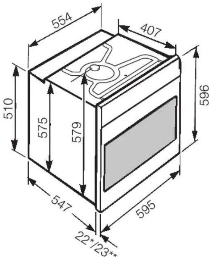 MIELE H 2255-55 BP Active - Einbau in einen Unterschrank - 3
