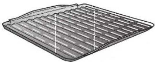 MIELE H 2255-55 BP Active - Grill- & Bratblech HGBB 71 - 1