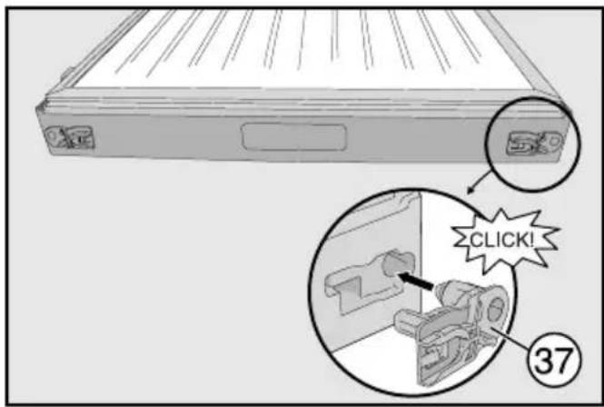 MIELE KFNS 28463 E - Beiliegende Lagerbuchse in die obere Gerätetür einsetzen - 1