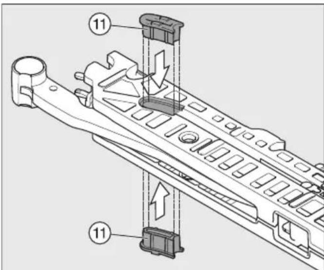 MIELE KFNS 28463 E - - Türschließdämpfer ausbauen - 5