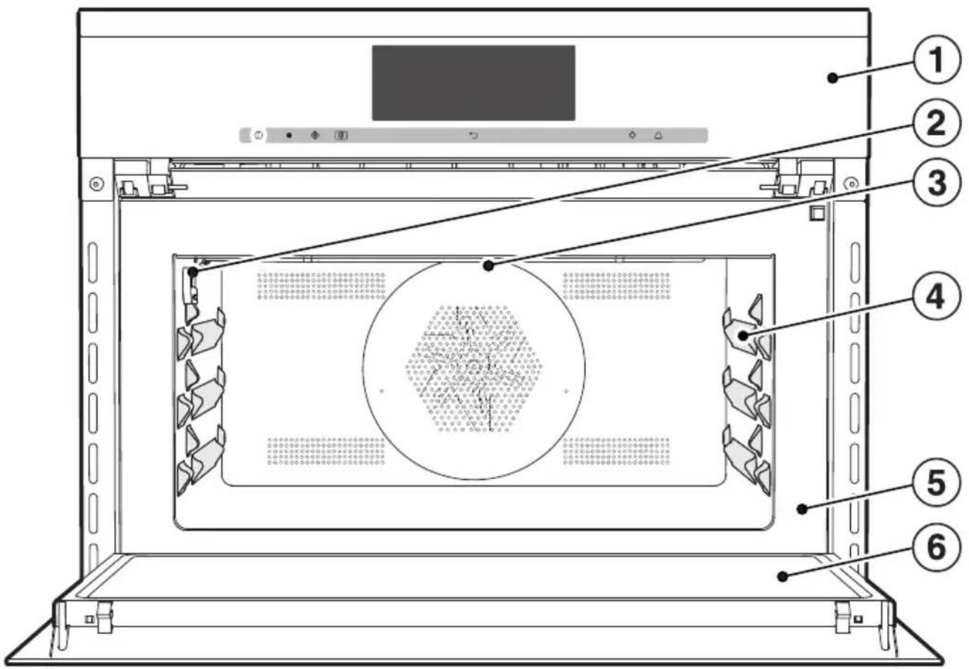 MIELE H 6800-1 BM - Übersicht Backofen mit Mikrowelle - 1