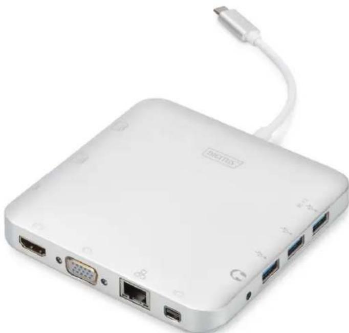 ASSMANN Electronic DA-70863 - Universal-Dockingstation für USB Typ C - 1