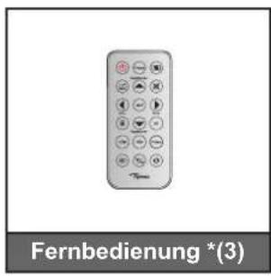 Fernbedienung * (3)