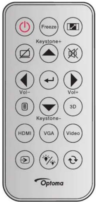 OPTOMA WU335 - IR-Fernbedienung 1-Codes - 1