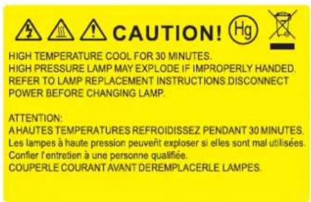 OPTOMA WU335 - Auswechseln der Lampe - 2