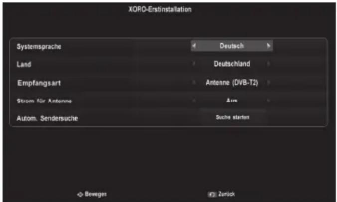 XORO HRK 7672 HDD - Hinweise: - 1
