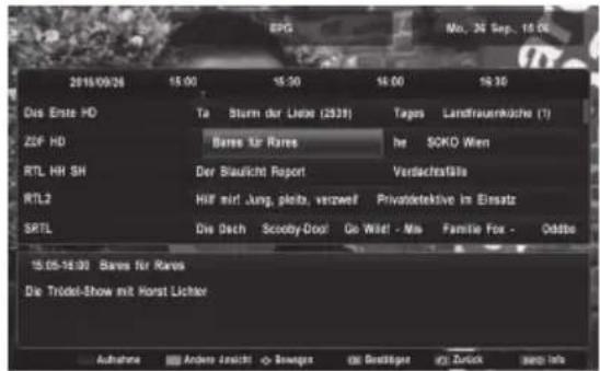 XORO HRK 7672 HDD - Elektronischer Programmführer - 1
