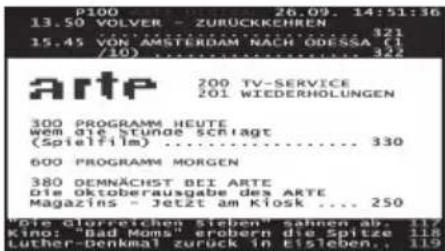 XORO HRM 7670 TWIN - 0-9 Videotextseite eingeben - 1