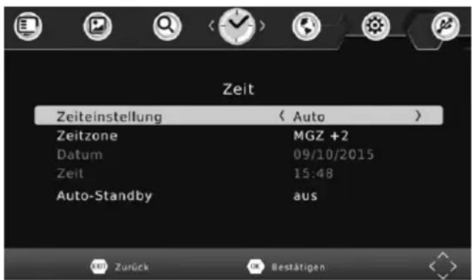XORO HRS 8655 - Zeiteinstellung - 1