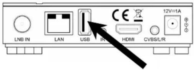 XORO HRS 8655 - Verbinden von-USB Massenspeichergeräten - 1