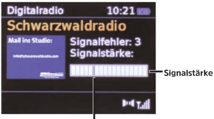 TECHNISAT DigitRadio 215 - Signalstärke - 1