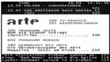 XORO HRT 8730 - 0-9 Videotextseite eingeben - 1