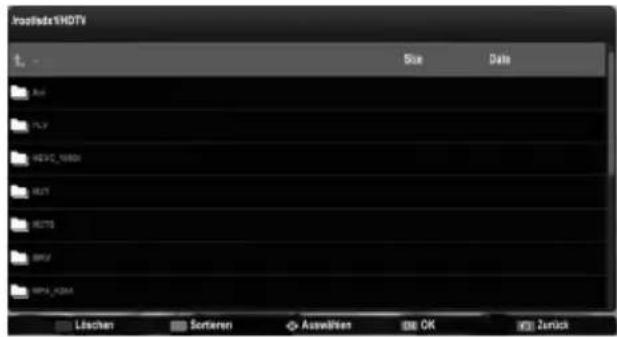 XORO HRT 8730 - Dateibrowser - 1