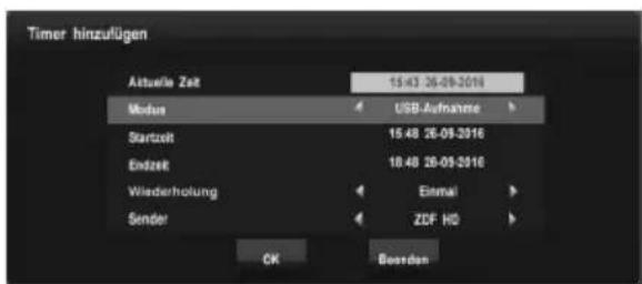 XORO HRT 8730 - Timer-Liste - 2