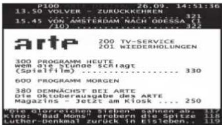 XORO HRT 8772 - 0-9 Videotextseite eingeben - 1