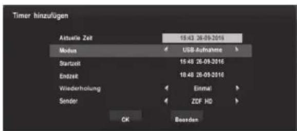 XORO HRT 8772 - Timer-Liste - 2