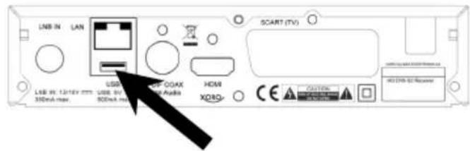 XORO HRS 2670 LAN - Verbinden von USB-Geräten - 2